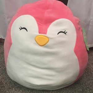 16in squishmallow pink penguin piper with tags